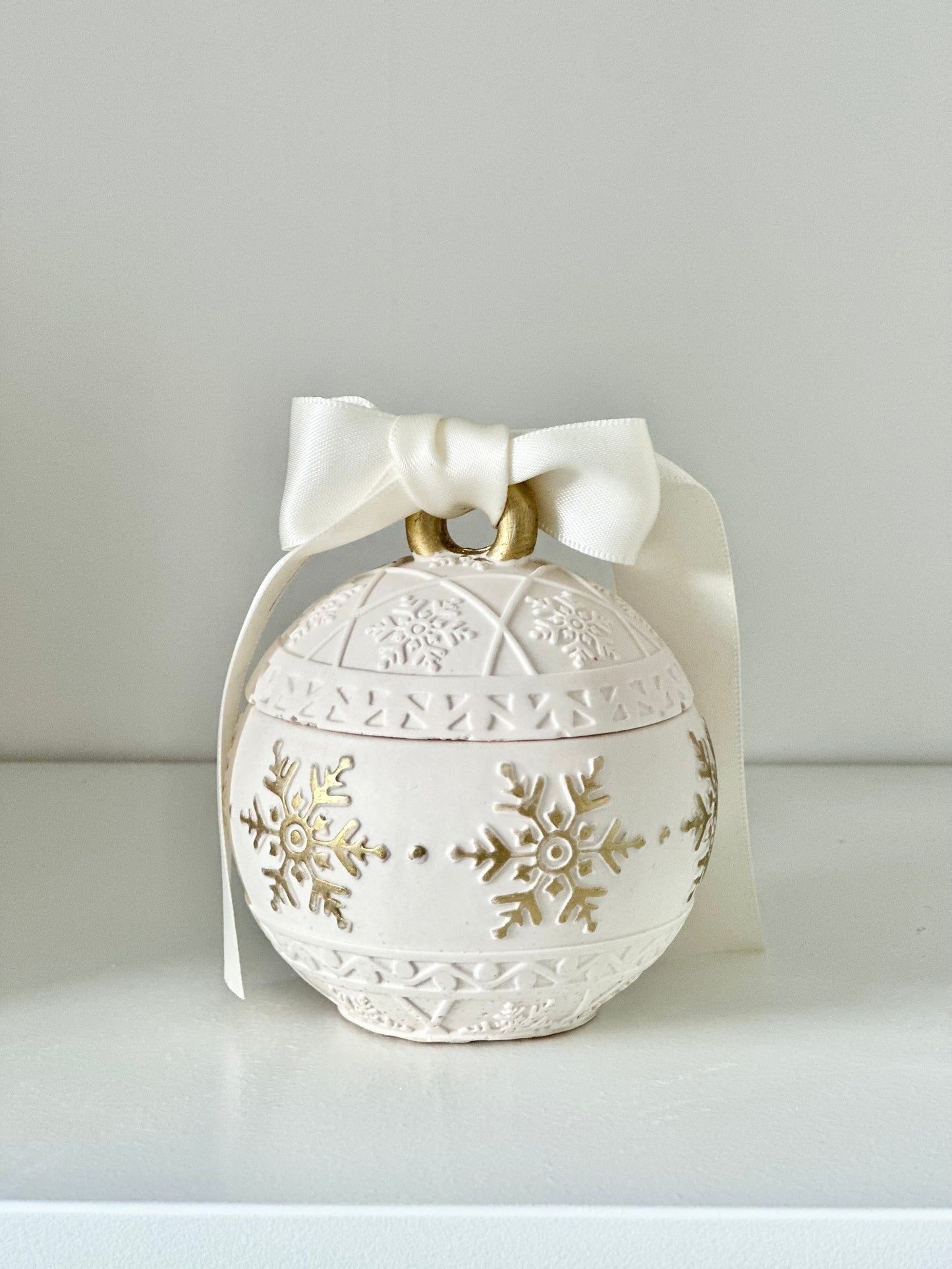 ✨ Handgemaakte 2 delige Kerstset – Kaarshouder & Kerstboom Beeldje