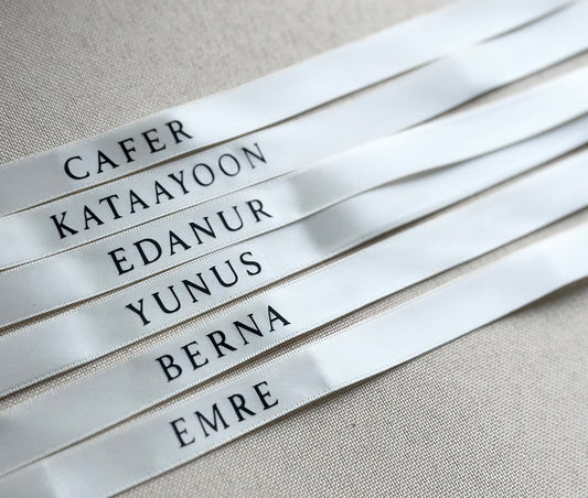 Personalisiertes Verlobungsringband