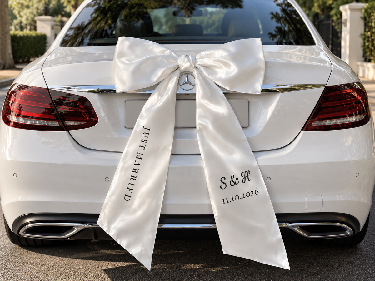 Wedding car decoration ribbon 10stuks