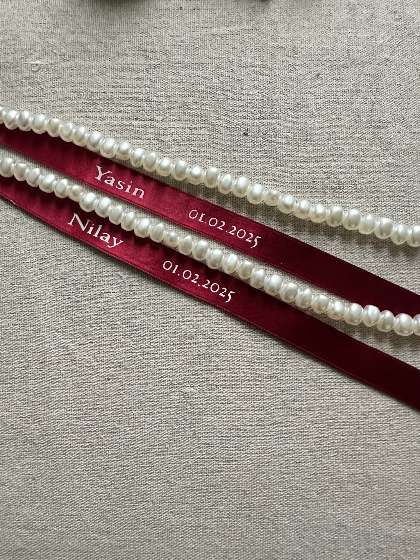 Personalized Engagement Ring Ribbon