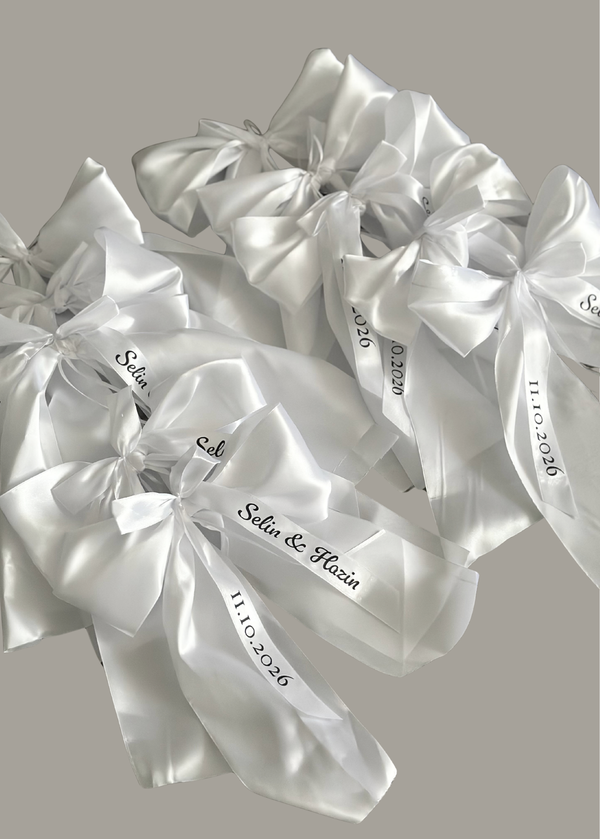 Wedding car decoration ribbon 10stuks