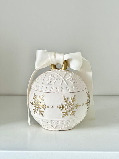 ✨ Handgemaakte 2 delige Kerstset – Kaarshouder & Kerstboom Beeldje