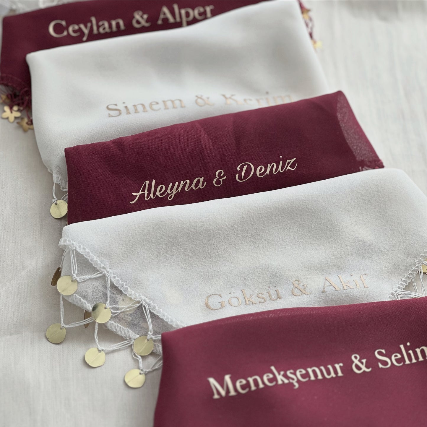 Gepersonaliseerde halay doek