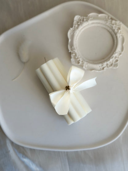 Four-leaf clover candles