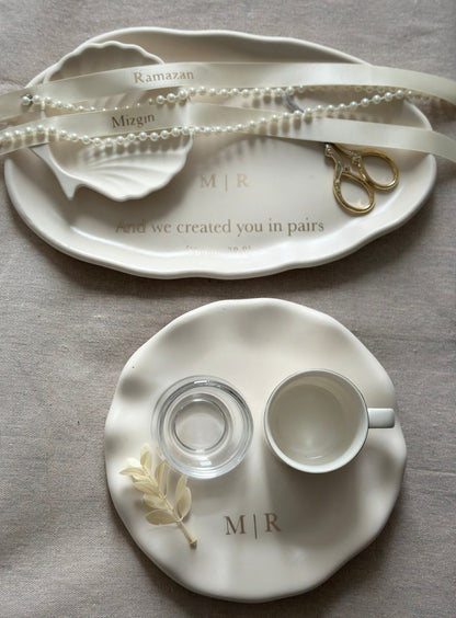 Serene Set; engagement trays