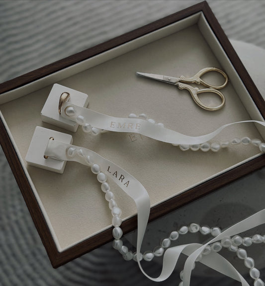 Verlovingsdienblad TERRA, warm en tijdloos