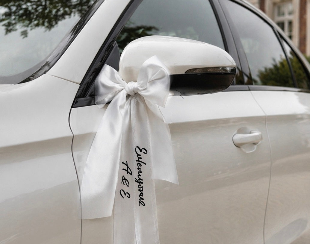 Wedding car decoration ribbon 10stuks