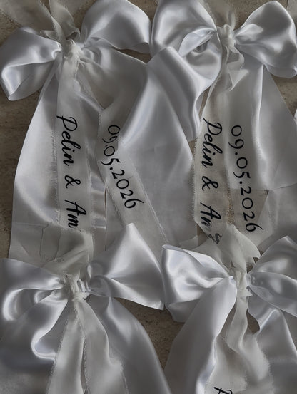 Wedding car decoration ribbon 10stuks