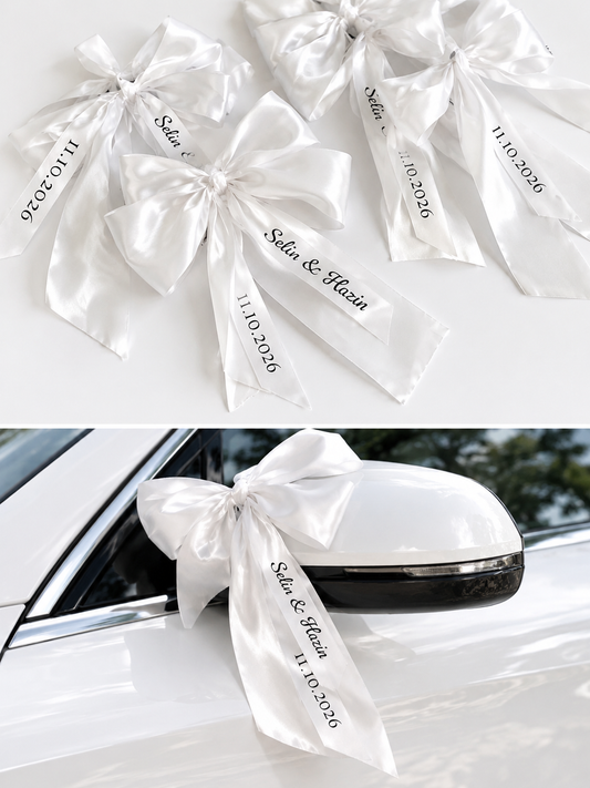 Wedding car decoration ribbon 10stuks