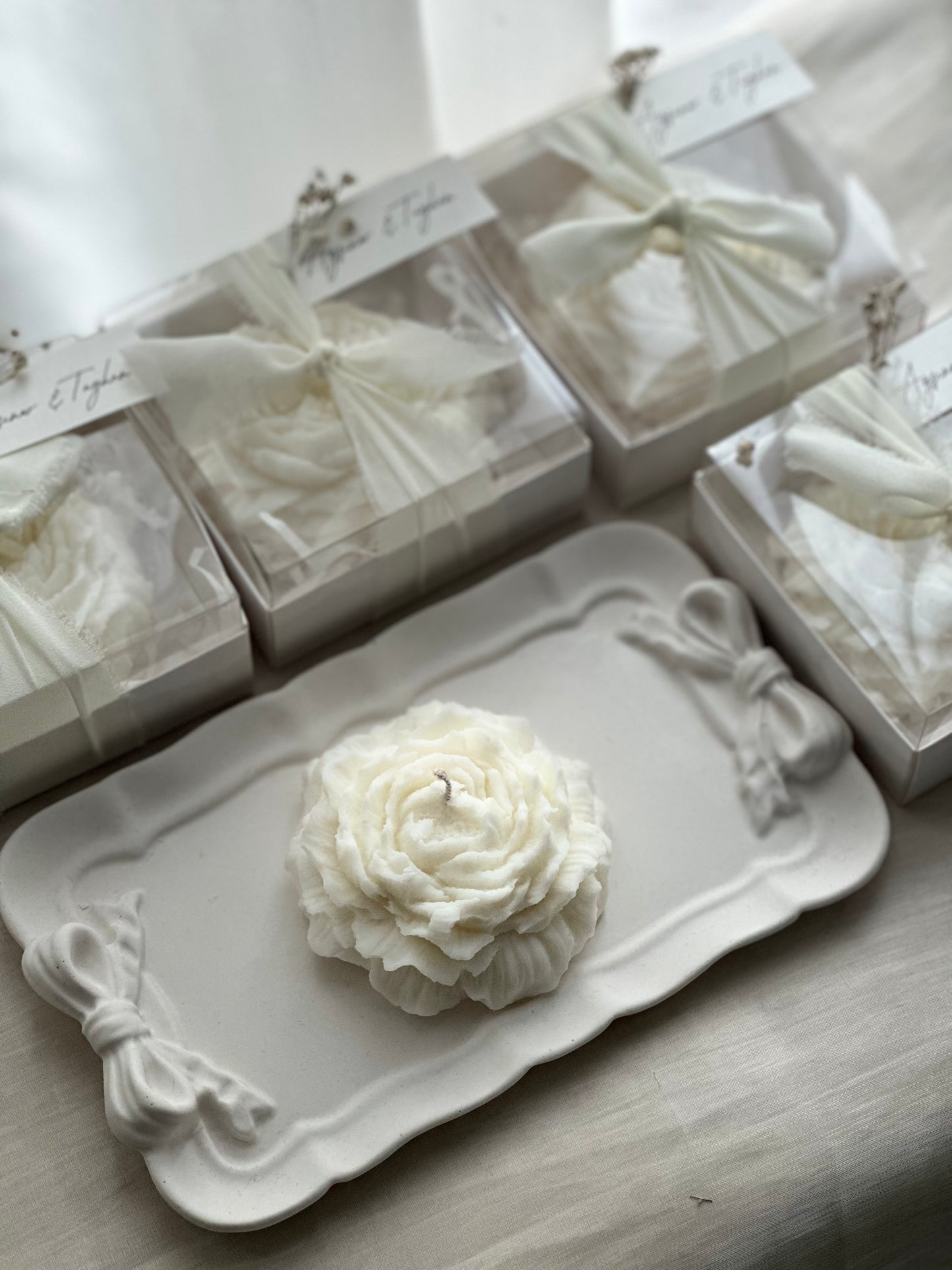 Peony candles