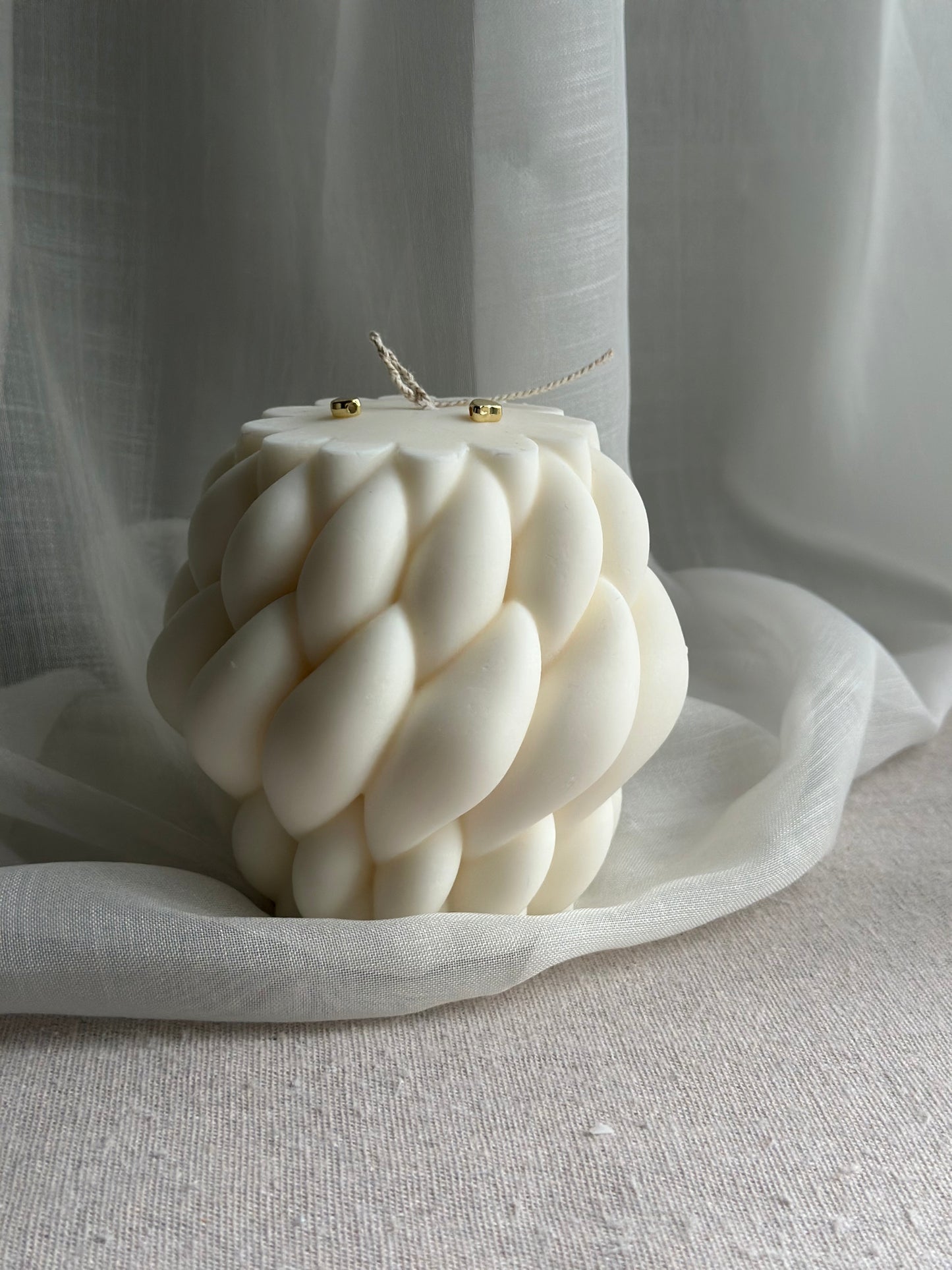 XL Peony Kaars – Handgegoten van 100% Sojawax | Extra Groot & Stijlvol