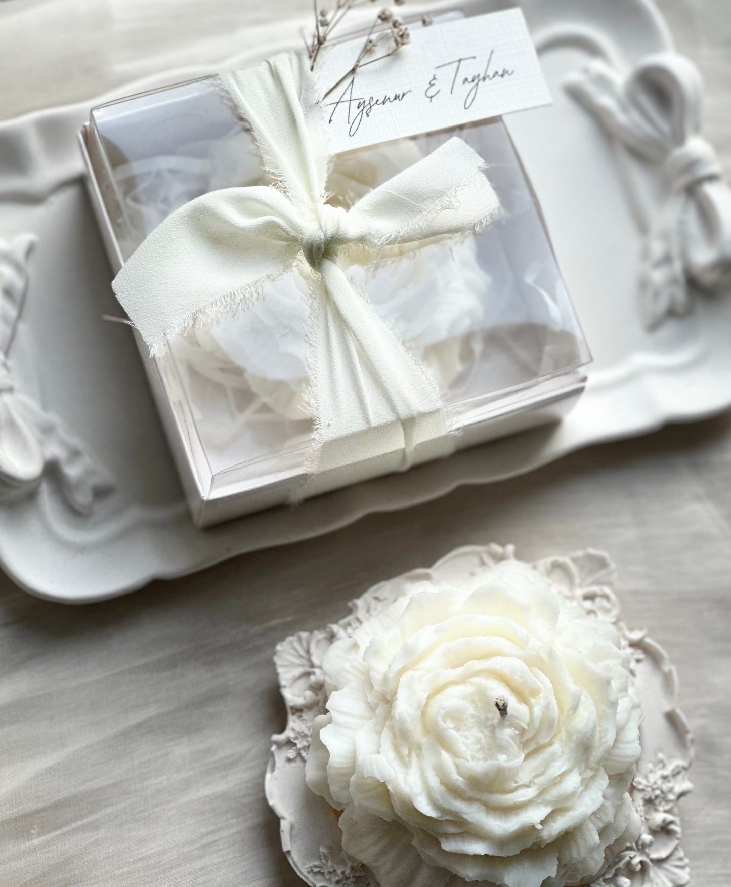 Peony candles